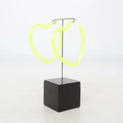 Boucles d'oreilles (Jaune) Métal inconnu