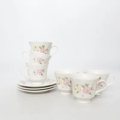 Tasse à café (Blanc, Multicolore) de Hebei Porcelain