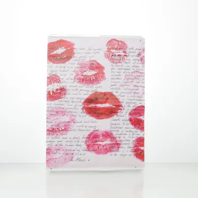 Väggdekoration (Vit, Röd, Rosa)