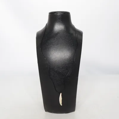 Necklace (Black, Beige) Unknown metal