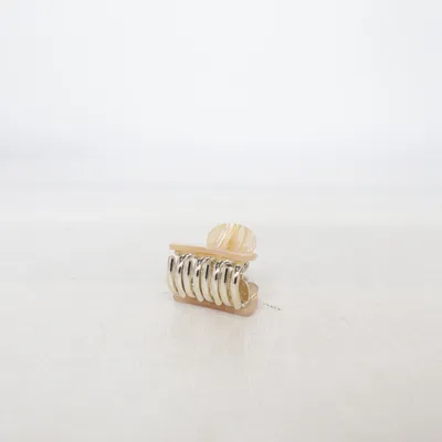 Pince à cheveux (Beige, Argent)