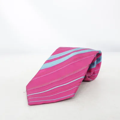 Cravate (Rose, Bleu) de Giorgio Soie