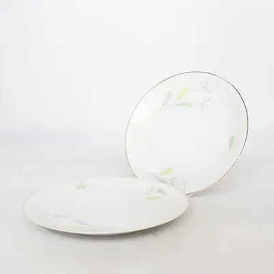 Plate (White, Multicolored) from Arzberg