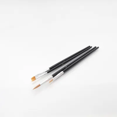 Artist brush (Black, Silver, Brown)
