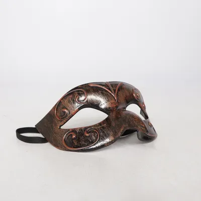 Maskeradmask (Brun, Svart)