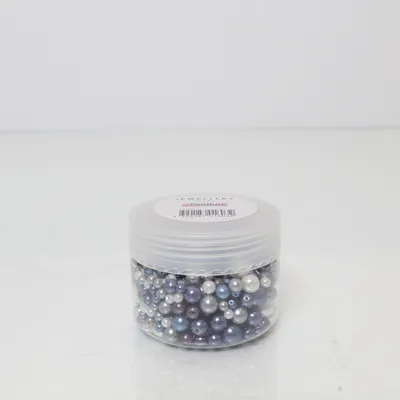 Plastic beads (Blue, Gray, Purple) from Panduro