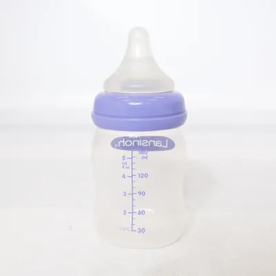 Nappflaska (Lila, Transparent) från Lansinoh