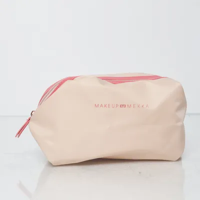 Sminkväska (Beige, Röd) från Makeup Mekka
