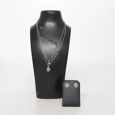 Parure de bijoux (Argent) de Fossil Métal inconnu