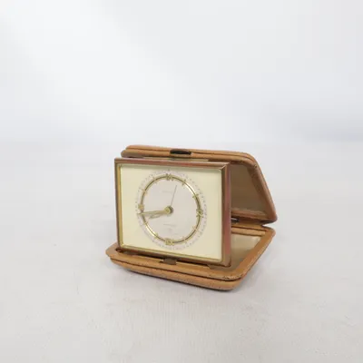 Alarm clock (Brown, Gold) from Junghans