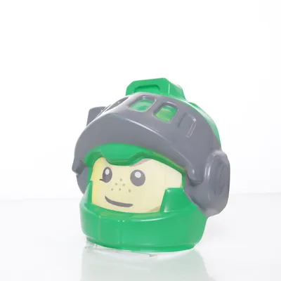 Maskeradmask (Grön, Grå, Gul)