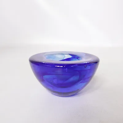 Bougeoir  (Bleu) de Kosta Boda