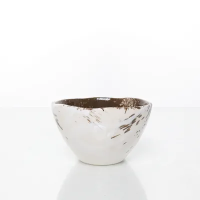 Skål (Vit, Brun)