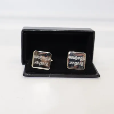 Manschettknappar (Silverfärgad) från DQT Okänd metall