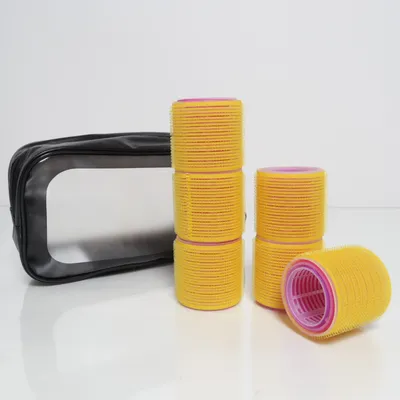 Hair rollers (Yellow, Black)