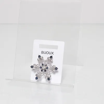 Broche (Sølv, Blå) fra Bijoux Ukendt metal