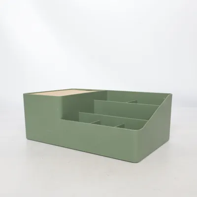 Sminkförvaring (Grön, Brun)