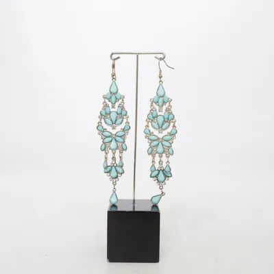 Earrings (Turquoise) Unknown metal