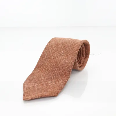Slips (Orange) fra Drake's Linned, Silke, Uld