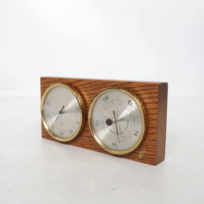 Table clock (Brown, Silver, Gold)