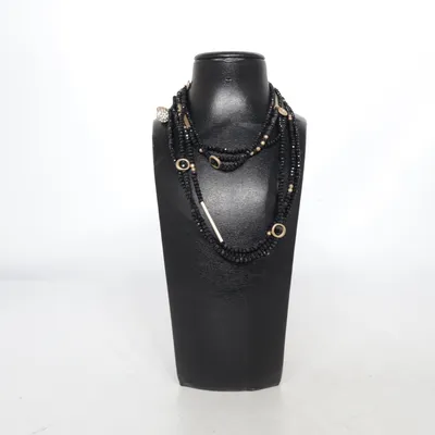 Halsband (Svart, Guldfärgad) från Dansk Smykkekunst Okänd metall