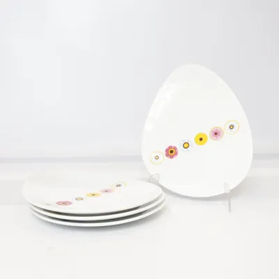 Tallrik (Vit, Flerfärgad) från Modern House