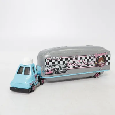 Toy car (Blue, Black, White) from Hot Wheels