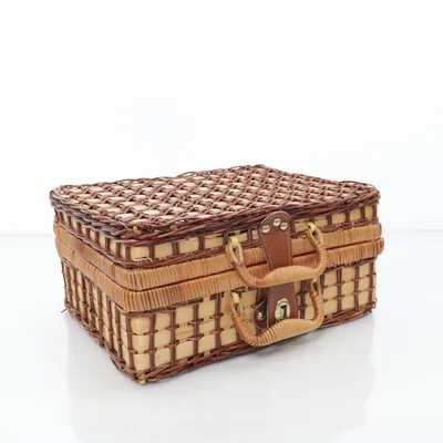 Picknickmand (Bruin, Beige)