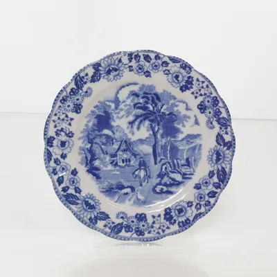 Bord (Wit, Blauw)