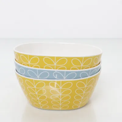 Skål (Gul, Vit, Blå) från Orla Kiely