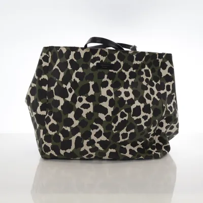 Sac de week-end (Vert, Noir, Blanc) de By Malene Birger Coton, Cuir, Polyamide