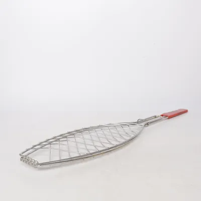 Fish grilling basket (Silver, Red) from Findus