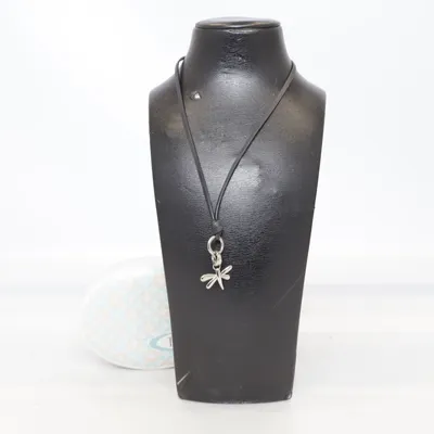Necklace (Black, Silver) from Fossil Unknown metal