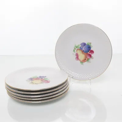 Tallrik (Vit, Flerfärgad) från Edelstein