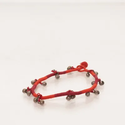 Enkelbandje (Rood) Onbekend materiaal