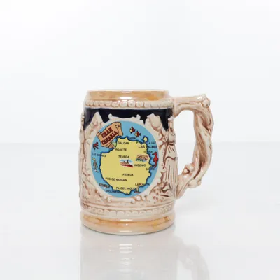 Seidelglas (Beige, Blå, Flerfarvet)