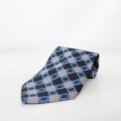 Cravate (Bleu, Noir, Gris) de Greenfield Soie