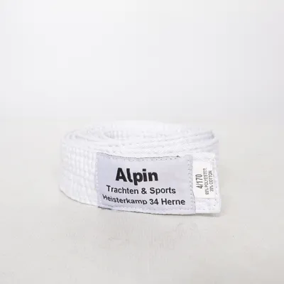 Kampsportsbälte (Vit) från Alpin