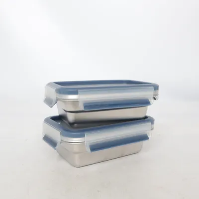 Boîte à déjeuner (Argent, Bleu) de Emsa
