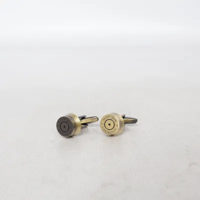 Manschettknappar (Guldfärgad) Okänd metall