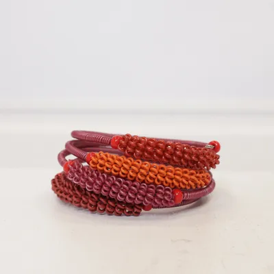 Armband (Röd, Orange, Lila) Järn