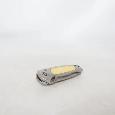 Folding knife (Silver, Beige)