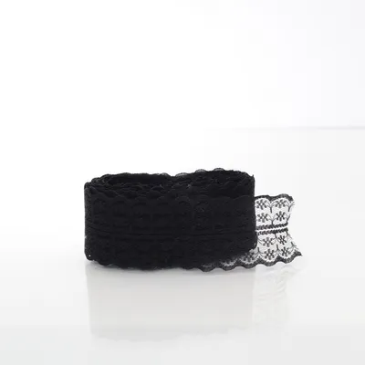 Lace ribbon (Black)