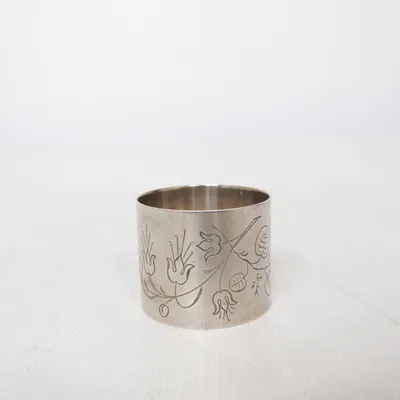 Servettring (Silverfärgad)