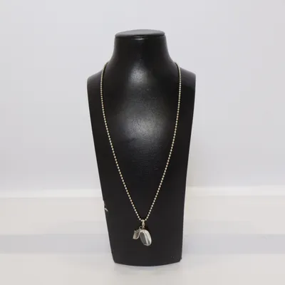 Halsband (Silverfärgad, Transparent) från Pearls for Girls Okänd metall