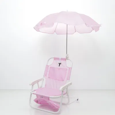 Campingstol (Rosa, Vit)