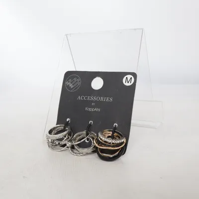 Bague (Argent, Or, Noir) de Accessories by KappAhl Métal inconnu
