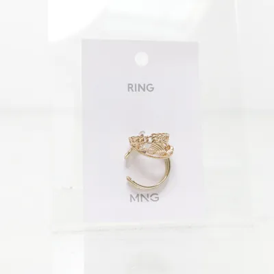 Ring (Guldfärgad) från Mango Okänd metall