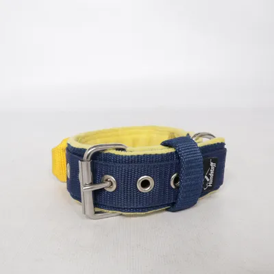 Hundhalsband (Blå, Gul) från Hundstaff