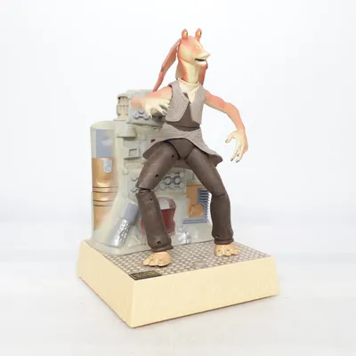 Leksaksfigur (Jar Jar Binks) från Star Wars